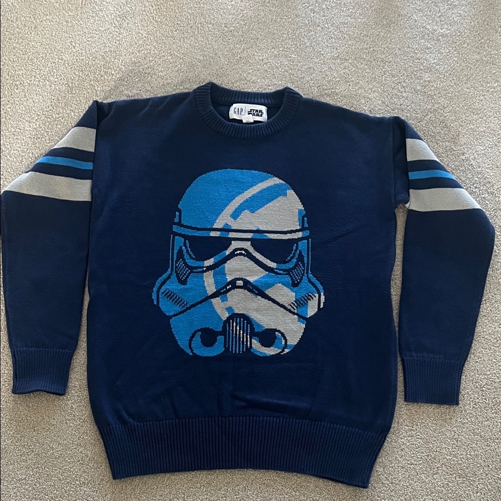 GAP Kids Navy Blue Stormtrooper Sweater